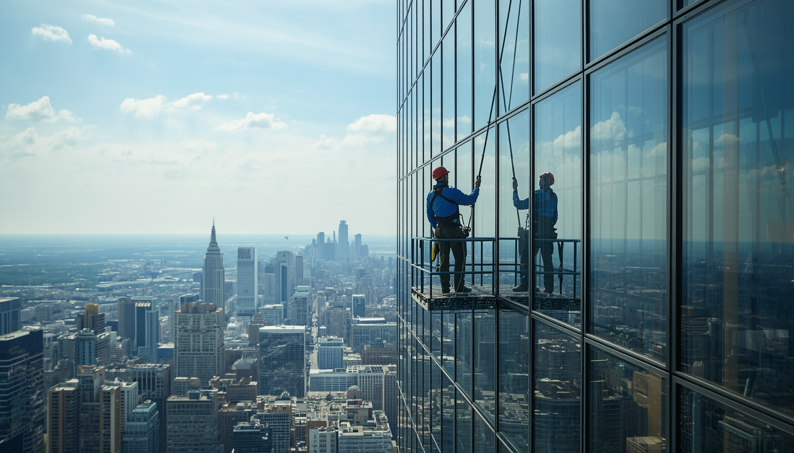 Window cleaning high rise and low rise